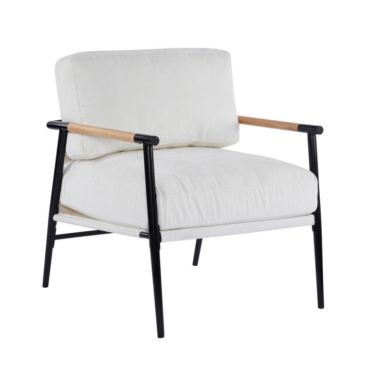 Merax Modern Accent Chair with Plush Cushion