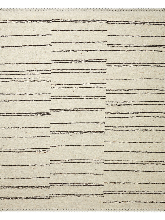 Roman ROM04 Natural/Charcoal 9'6" x 13'6" Rug