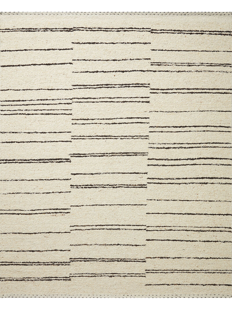 Roman ROM04 Natural/Charcoal 9'6" x 13'6" Rug