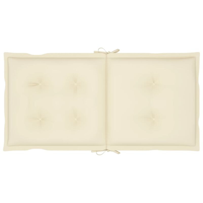 vidaXL Garden Chair Cushions 4 pcs Cream 39.4"x19.7"x2.8"