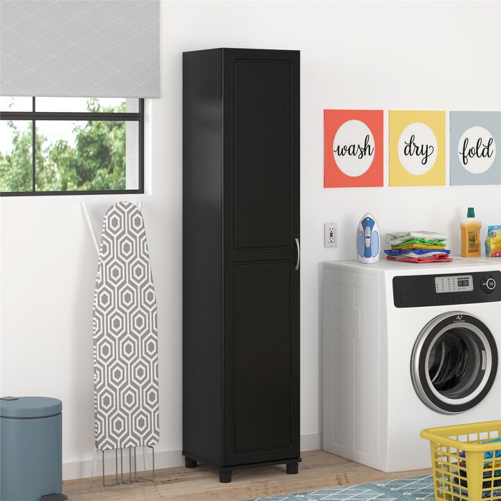 Kendall 16" Utility Storage Cabinet, Black