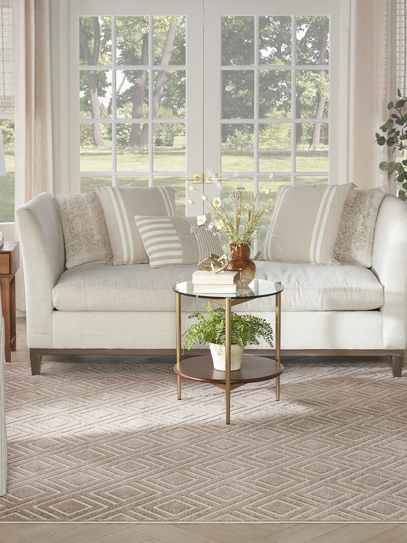 Care Free CAF03 Brown 9'2" x 12' Rug