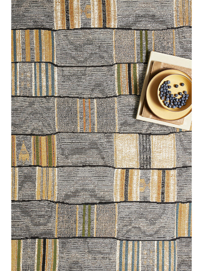 Mika MIK10 Granite/Multi 3'11" x 5'11" Rug