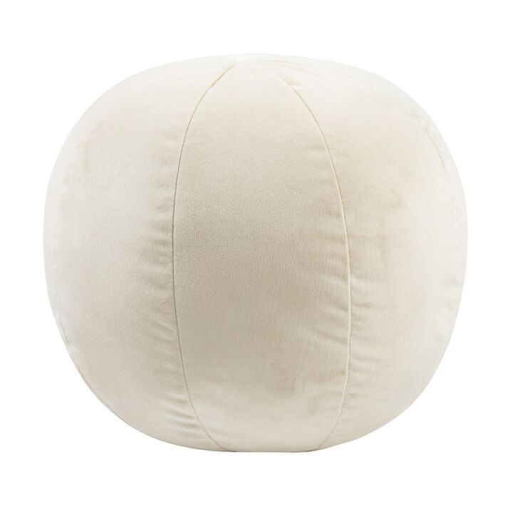 Boba Cream Vegan Shearling 9" Pillow