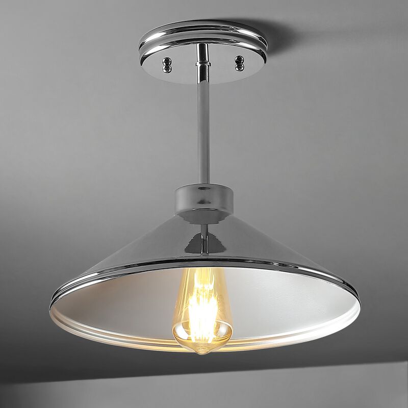 Cisco Iron Modern Farmhouse LED Semi Flush Mount