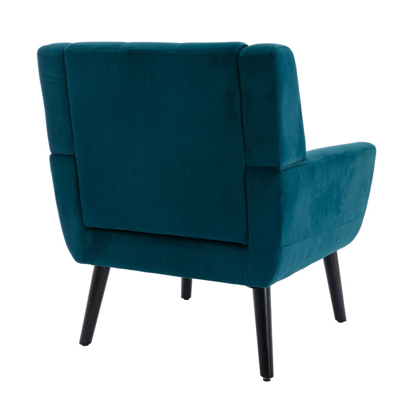 Modern Soft Velvet Material Ergonomics Accent Chair Living Room Chair Bedroom Chair Home Chair
