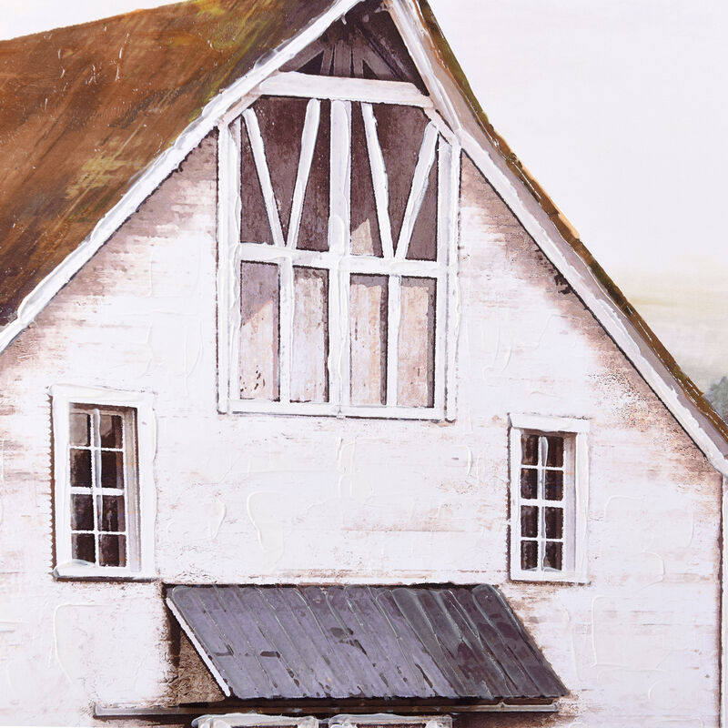 Ole Blanc Barn Framed Print