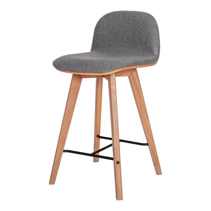 Moe's Home Collection Napoli Counter Stool Grey