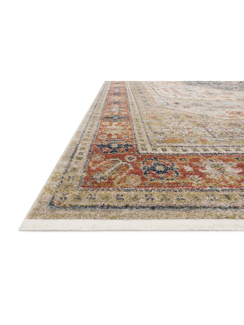 Graham GRA03 PeRoseimmon/AntiqueIvory 18" x 18" Sample Rug