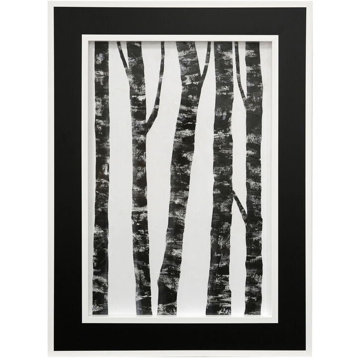 Simply Birch II Framed Print
