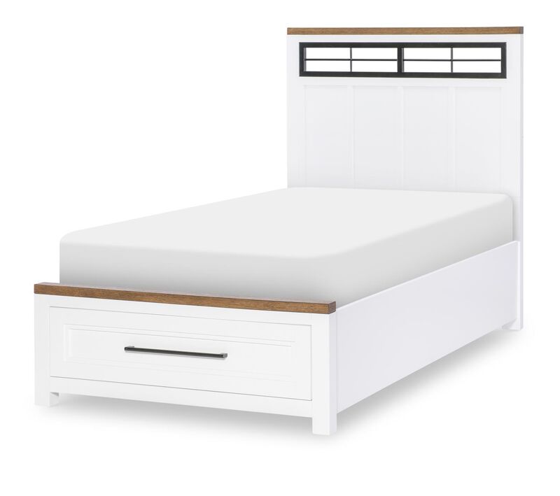 Dutton Twin Panel Bed w/ Storage