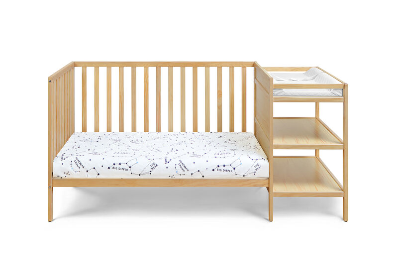 Suite Bebe Palmer 3-in-1 Crib and Changer Combo Natural