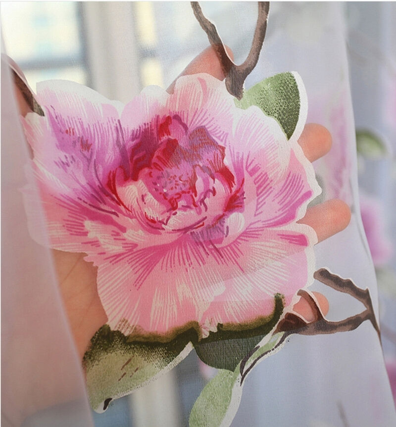 Dolce Mela Sheer Curtains Panel