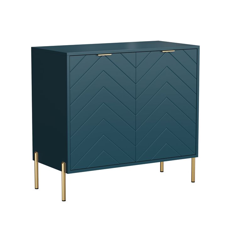 2-Door Accent Cabinet Storage Cabinet