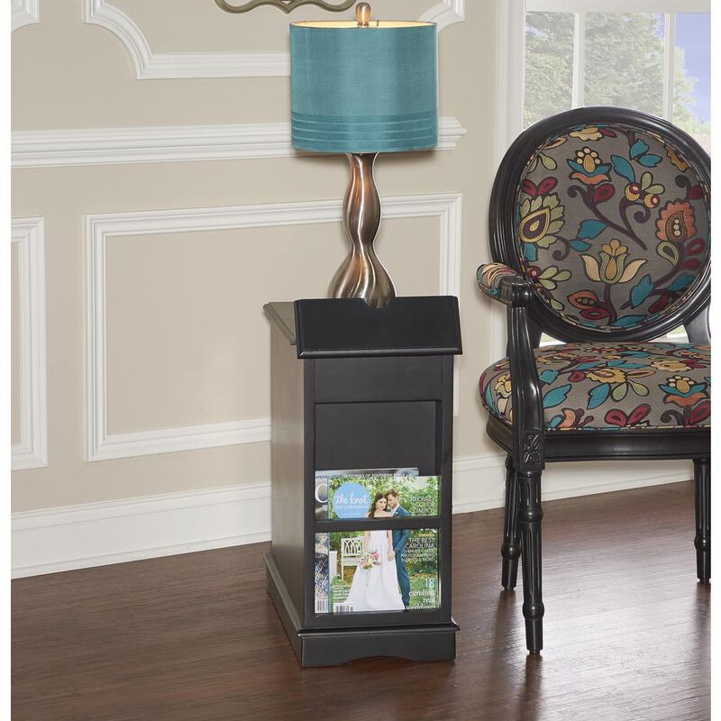 Powell Butler Black Accent Table