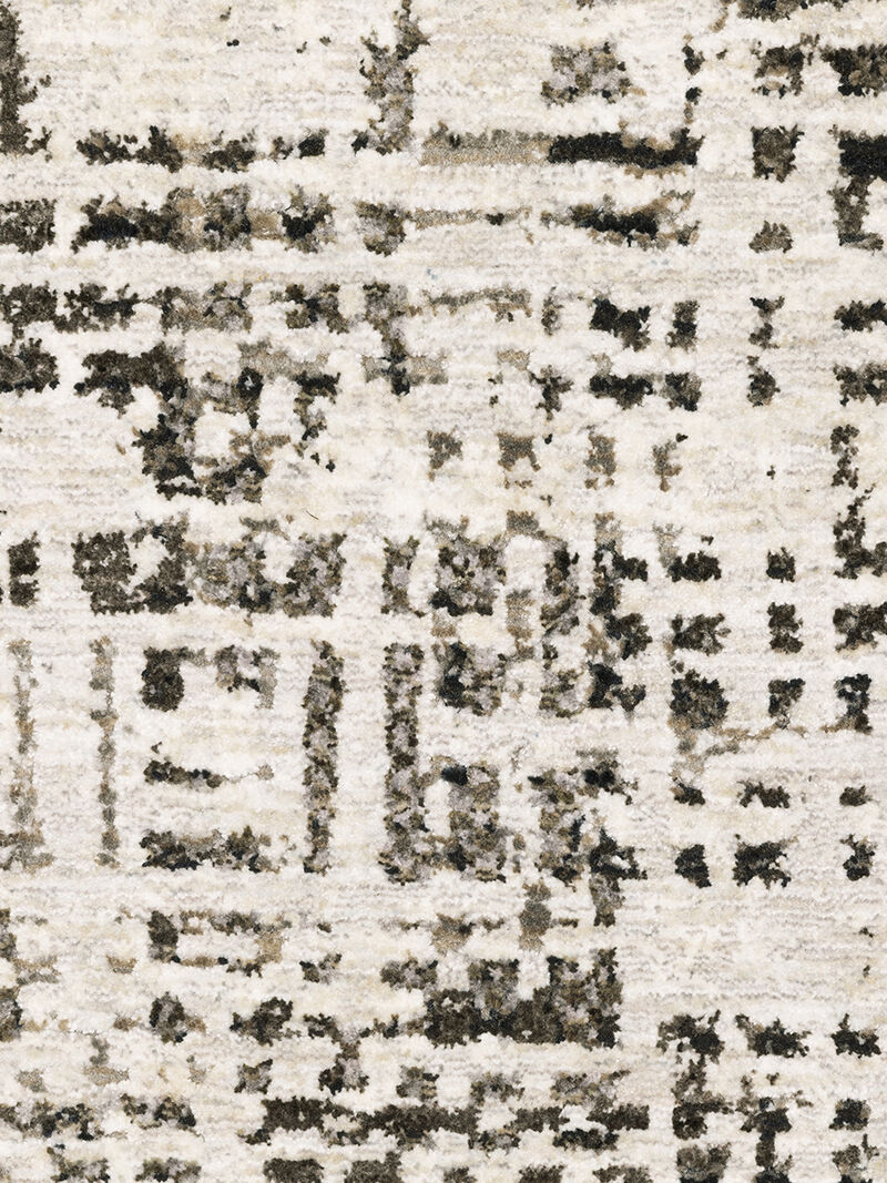 Nebulous 3'3" x 5' Abstract Ivory Rug