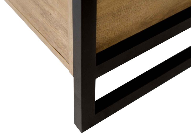 Mason 66" Double Pedestal Desk in Brown