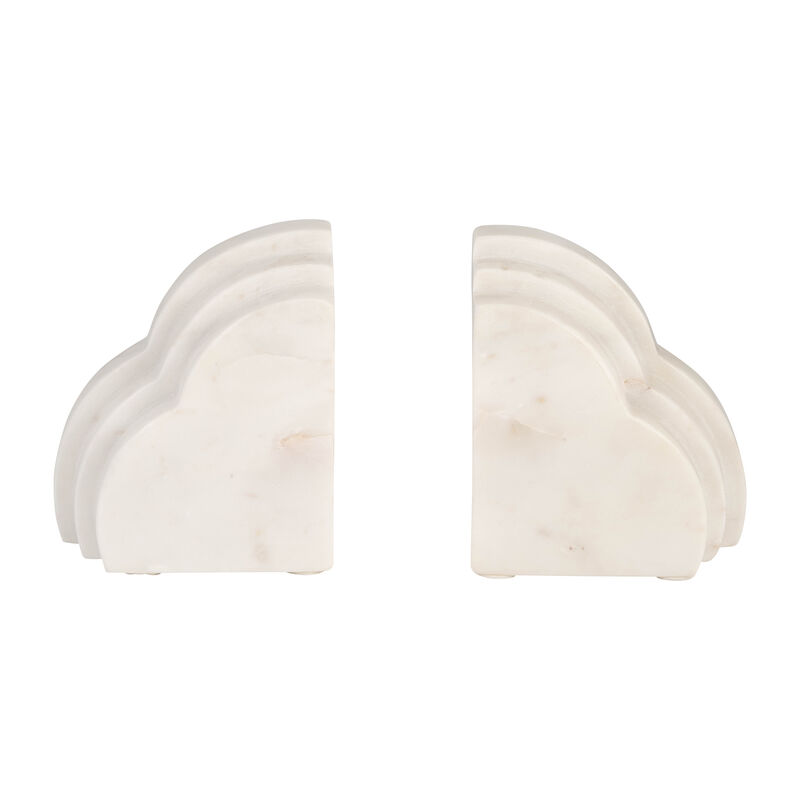 Marble Rainbow Bookends set