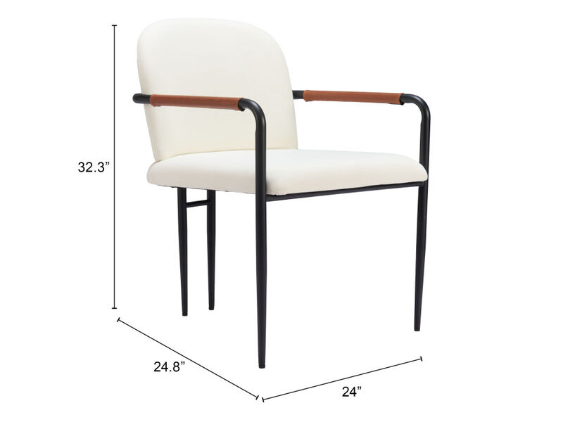 Sibu Dining Chair Cream