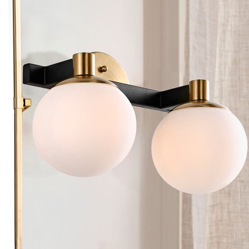 Modernist Globe Metalfrosted Glass Modern Contemporary LED Vanity