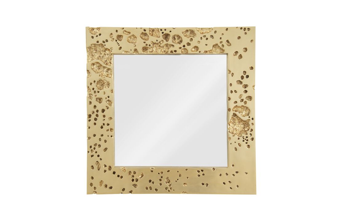 Splotch Gold Leaf Mirror