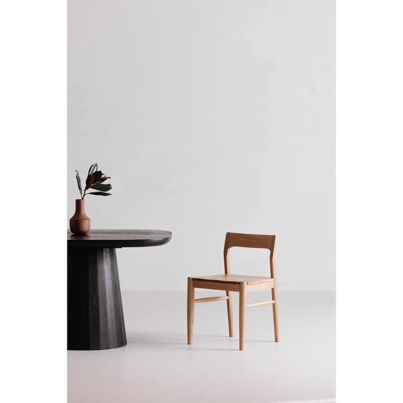 Moe�s Owing Dining Chair Oak-Set Of Two