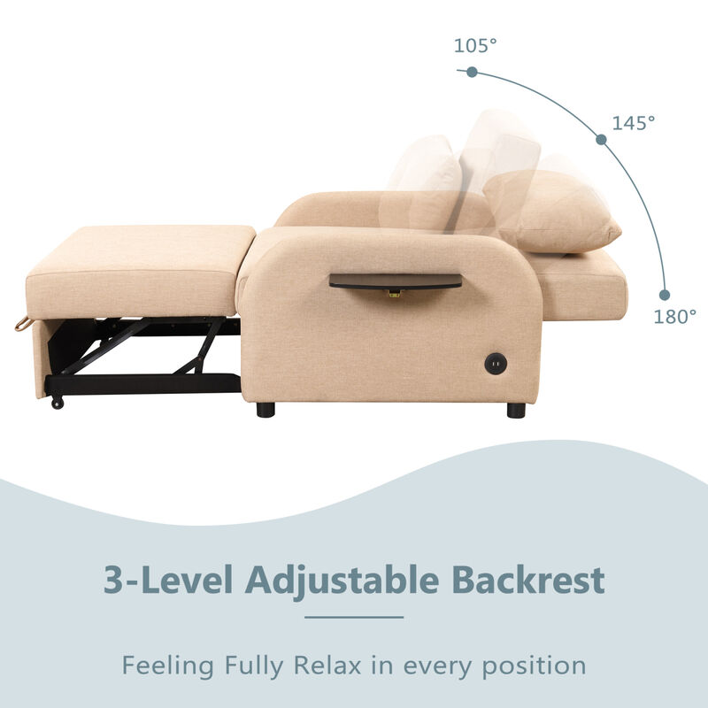 Multi-functional Sofa Sleeper with USB Charge