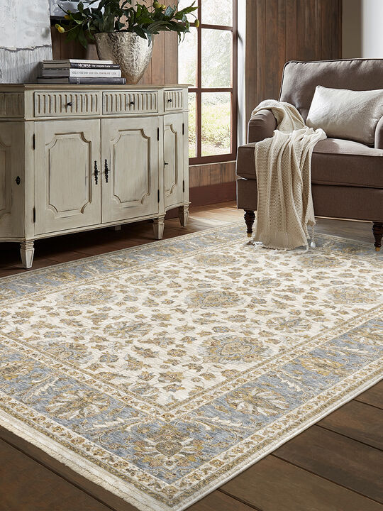 Maharaja 2' x 3' Ivory Rug