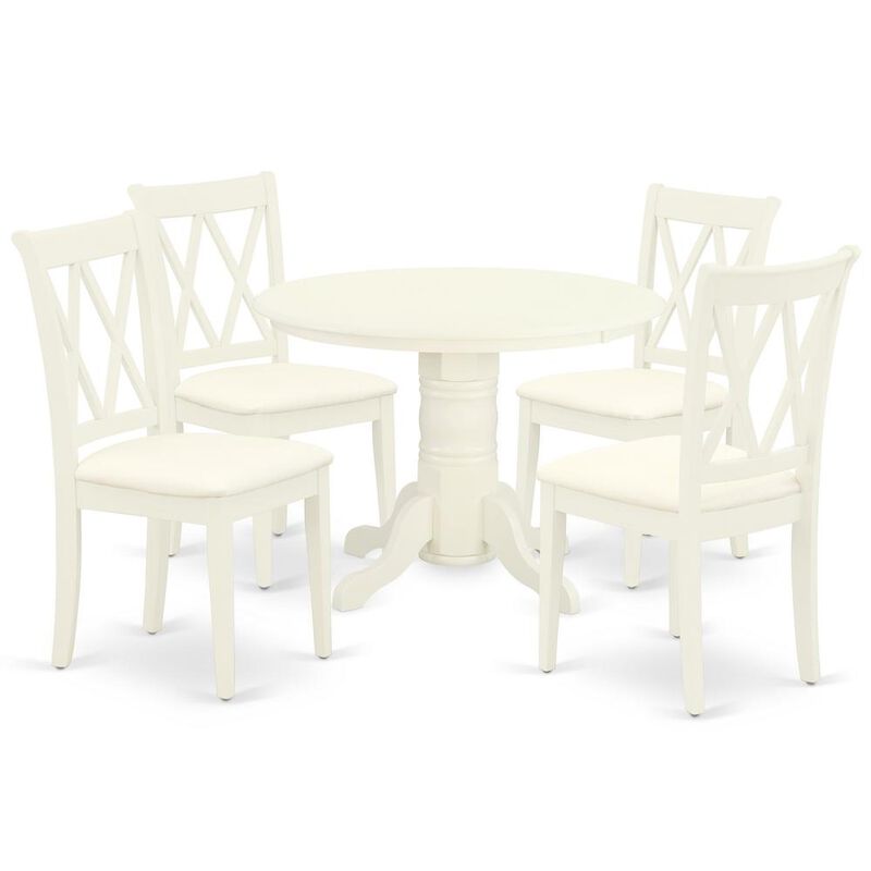 Dining Room Set Linen White