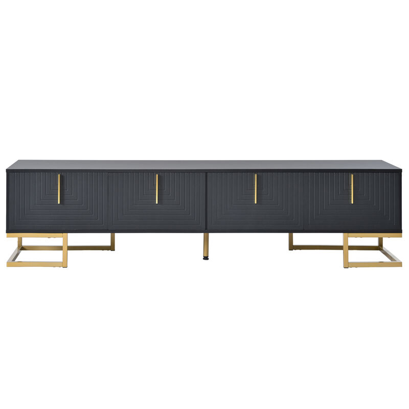 Merax Media Console Table with Cabinets TV Stand