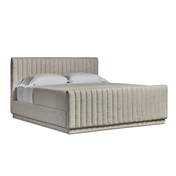 Skylar King Bed - Beach Heather