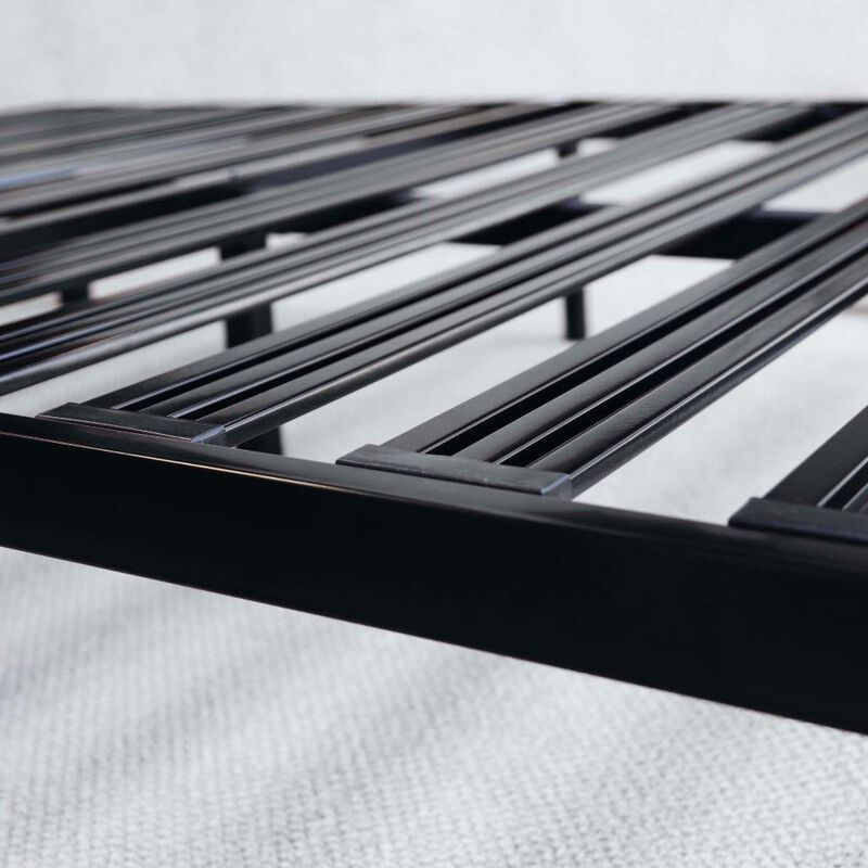Metal Platform Bed Frame with Heavy Duty Steel Slats