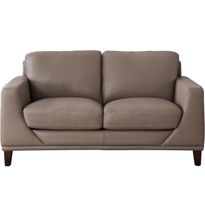 Soma Top Grain Leather Loveseat