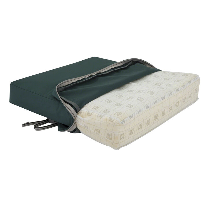 Classic Accessories Ravenna Seat Cushion, 21"W x 19"D x 5"Thick, Mallard Green