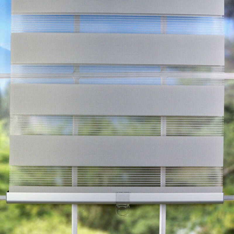 Cordless Alternating Shade Roller Blind, 24" x 48"