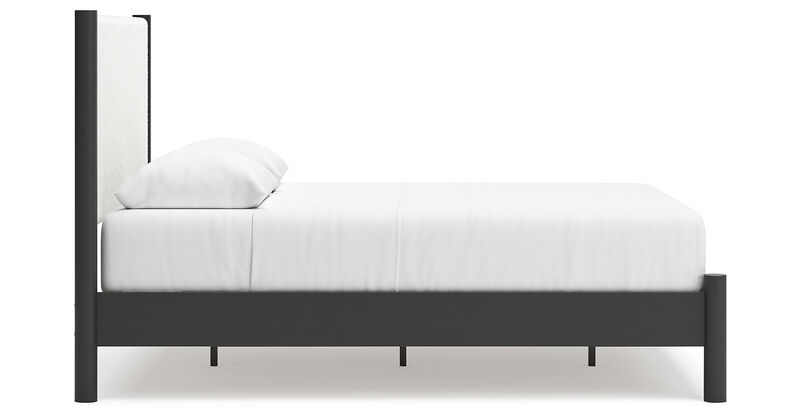 Queen Upholstered Panel Bed