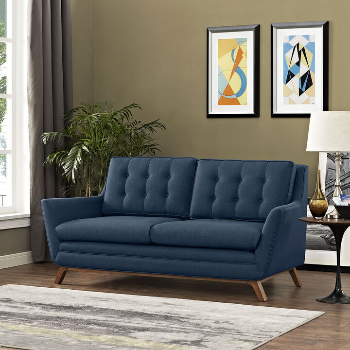 Beguile Upholstered Fabric Loveseat