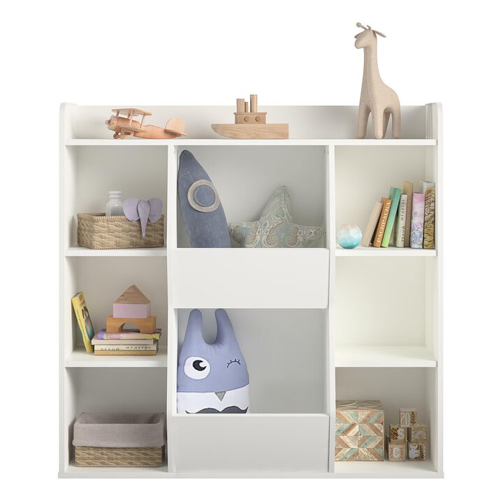 Jocelyn Kids Large Toy Storage Bookcase with 8 Open Compartments