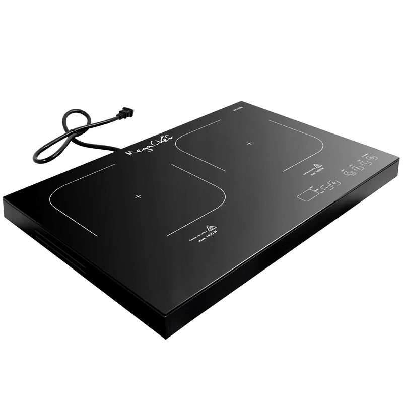MegaChef 1400 Watt Portable Dual Induction Cooktop
