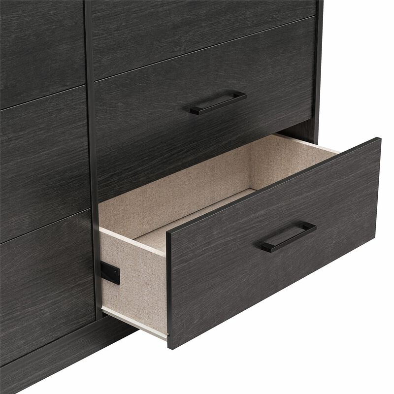 BrEZ Build Pearce Wide 6 Drawer Dresser