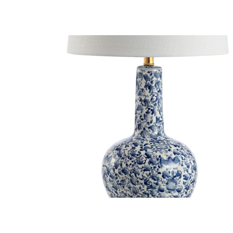 Chinois Ceramic/Iron Classic Cottage LED Table Lamp