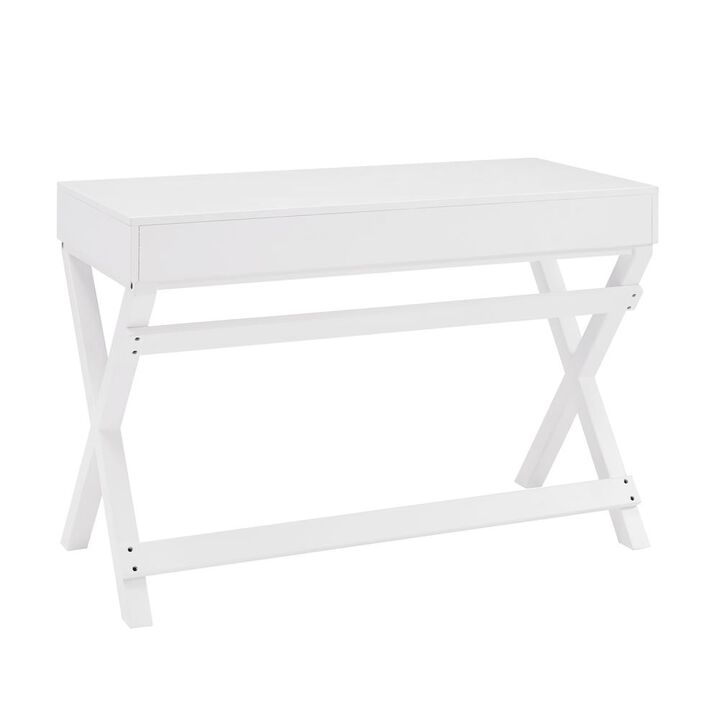 Linon Peggy White Writing Desk