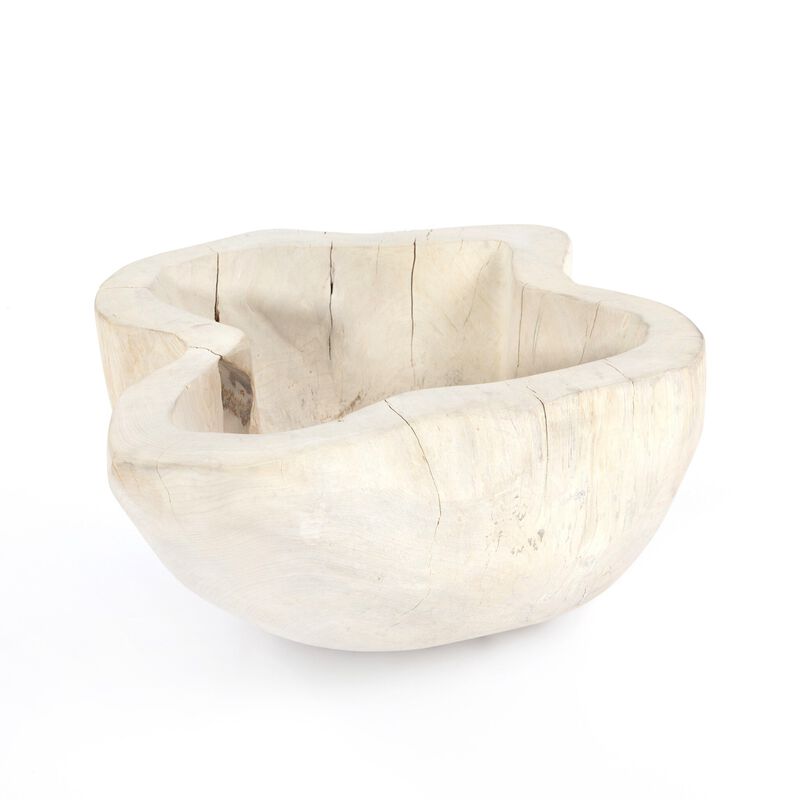 Live Edge Bowl-Ivory