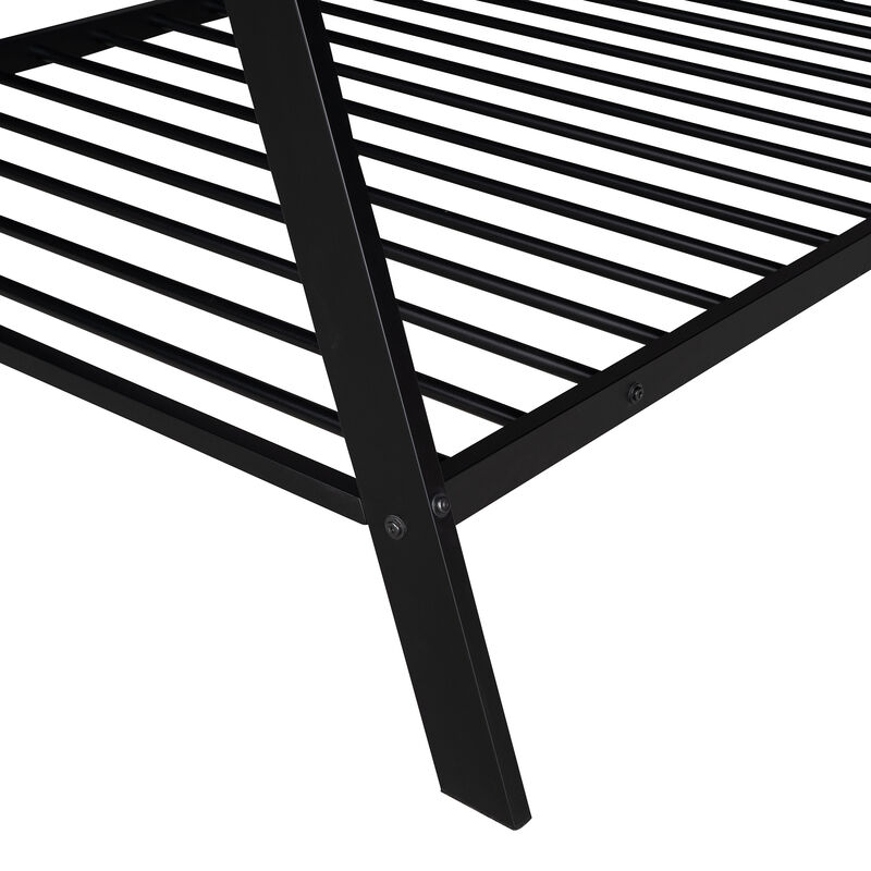 Wooden House Bed Frame with Canopy Tent for Kids & Toddlers Stylish Montessori Floor Bed