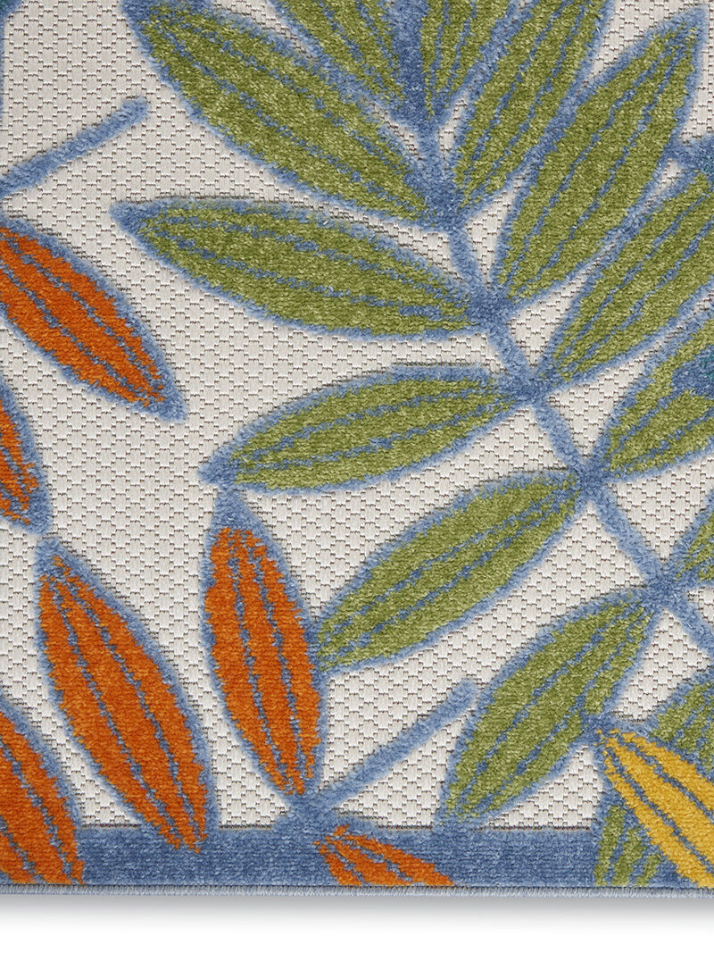 Aloha ALH18 Ivory/Multicolor 6' x 9' Rug