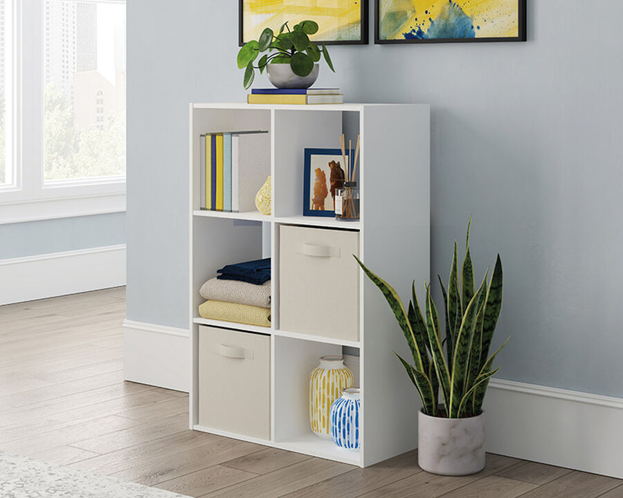 Sauder Select 6-Cube Organizer Storage Cubby