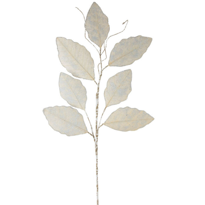 Set of 12 Magnolia Leaf Sprays with Twig Accents for Fall Décor and Floral Arrangements