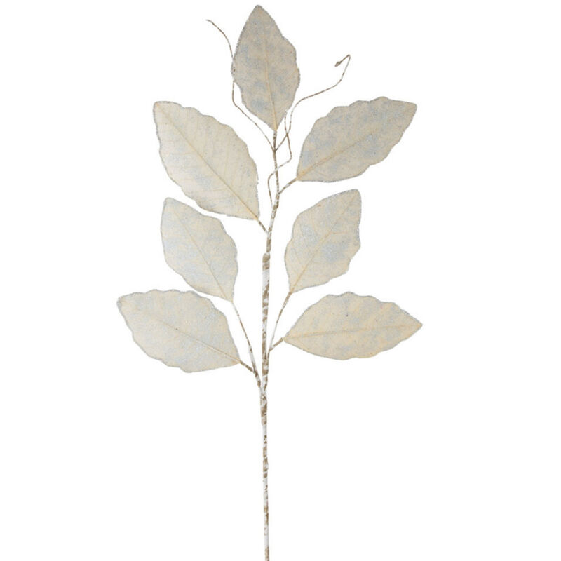 Set of 12 Magnolia Leaf Sprays with Twig Accents for Fall Décor and Floral Arrangements