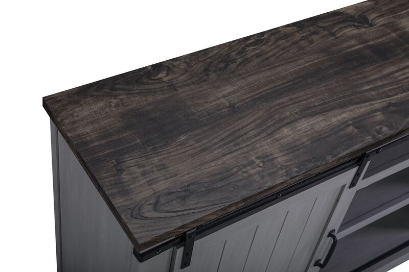 FESTIVO 68" Rustic Barn Door TV Stand for TVs up to 75"