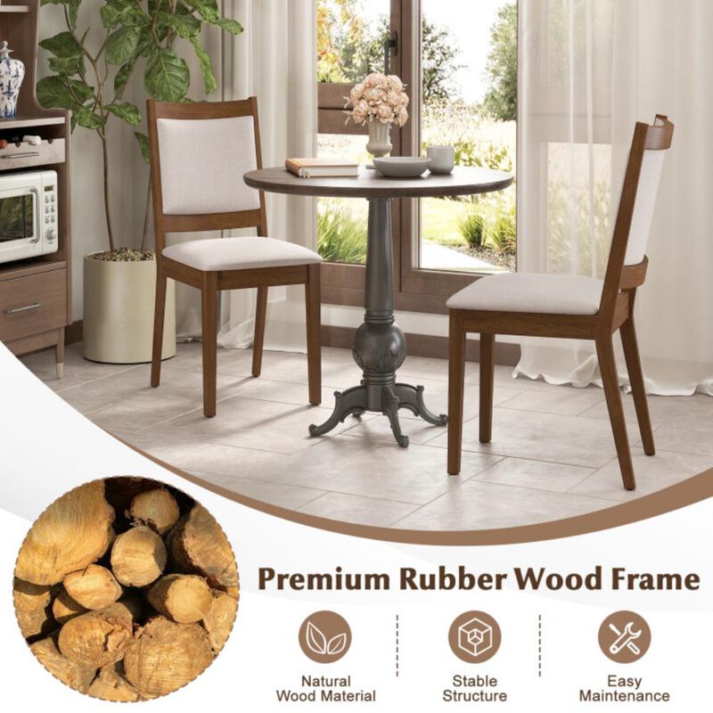 Modern Upholstered Dining Chairs Set of 2 for Kitchen or Dining Room Comfort and Style